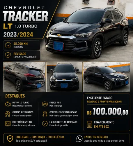 Chevrolet Tracker LT 1.0 Turbo 12V Flex AUT 2024