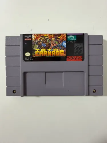 Cartucho Total Carnage - Super Nintendo (SNES) Original Americano