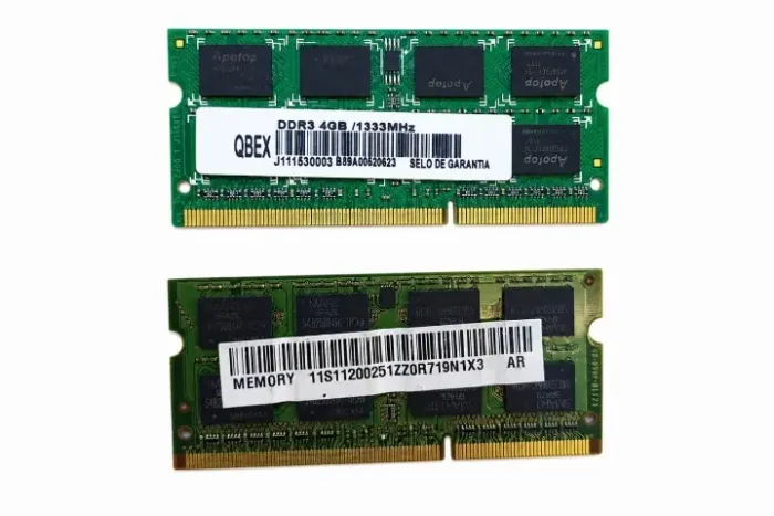 2x Memória RAM 4GB DDR3 1333MHz SO-DIMM para Notebook (8GB)