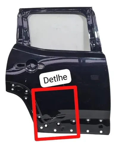 Porta Traseira Direita Preto Jeep Renagade 2015 2025 02730