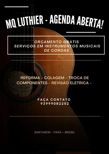 Violão, violino, guitarra, baixo