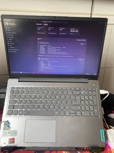Notebook Lenovo Ryzen 5 20Gb RAM