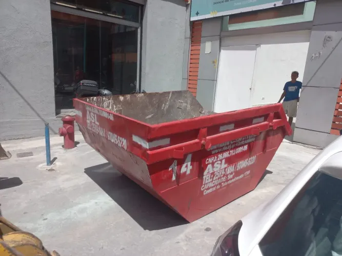Aluguel de caçamba estacionária 