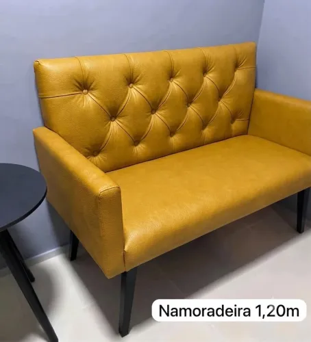 Sofá Namoradeira Para Sua Recepção 1,20m Direto De Fábrica