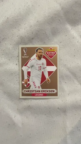 Figurinha LEGEND Christian Ericksen, e figurinhas raras 2022