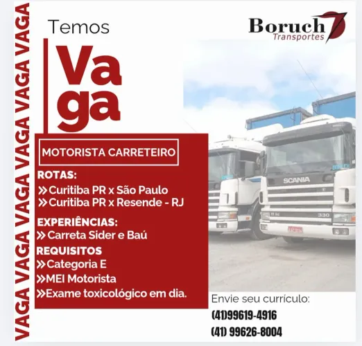 Motorista carreteiro 