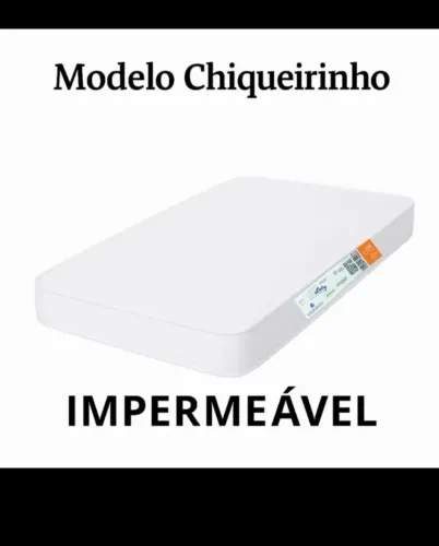 Colchão de berço 100x70x10cm impermeável espuma