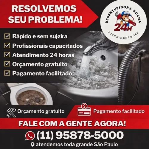 Desentupidora melhor preço região