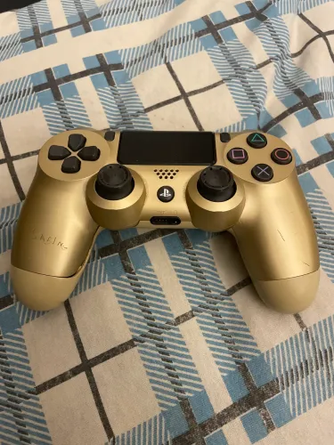 Controle original ps4 Dourado