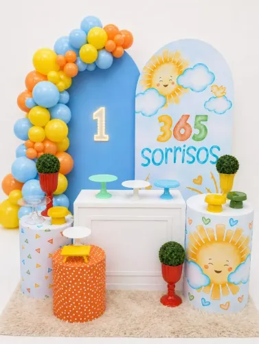 Decoração 1 Ano 365 Sorrisos - Kit Pegue e Monte Goianésia