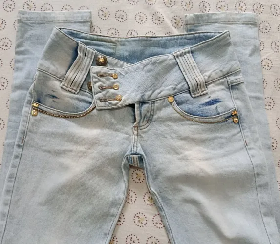 CALÇA JEANS FEMININA JEAN MICHEL N. 38