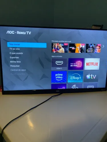 TV AOC 32 LED Smart TV - Semi Nova