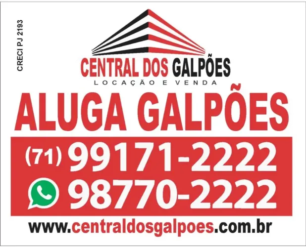 Galpão/Depósito/Armazém para aluguel com 1000 metros quadrados em Valéria - Salvador - BA