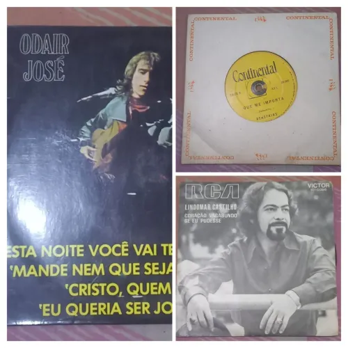 Lote 8 Compactos Vinil Raridades: Odair José, Jose Mendes, Ary Cordovil e +