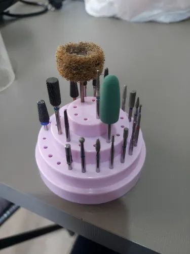 Brocas American Burrs Nails - 22 peças + suporte