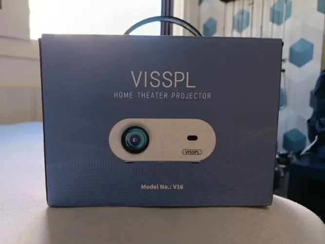 Mini projetor - home theater portátil VISSPL modelo V16