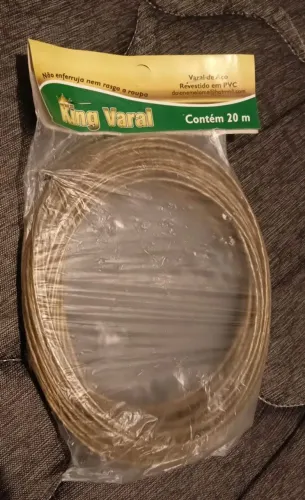 Varal cabo de aço 20 metros