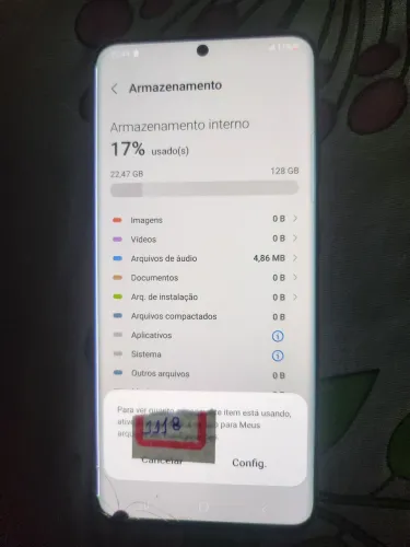 Samsung s20 5g. (Com defeito)