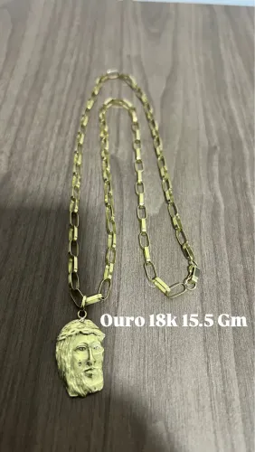 Corente ouro 18k 15.5 grama