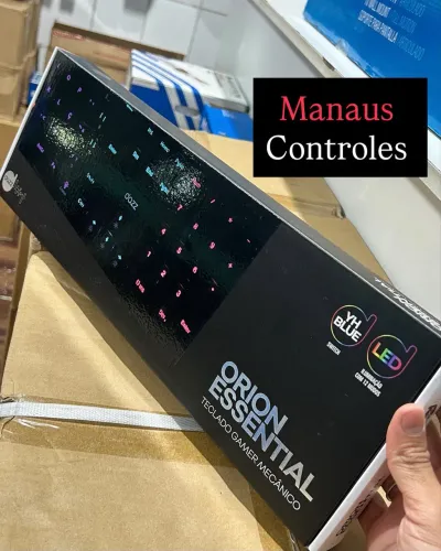 Teclado Mecânico Orion Essential Dazz USB 2.0 Switch Azul Ultra Rápido 