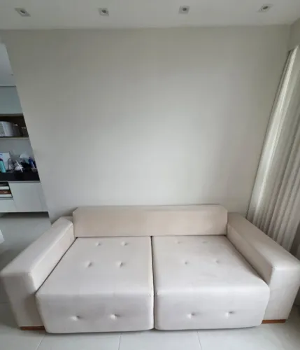 Sofá Retrátil 2,16 m | Bege | Excelente Estado