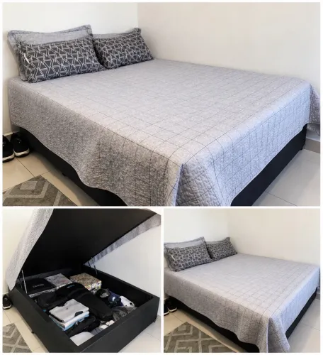 Cama casal - baú 