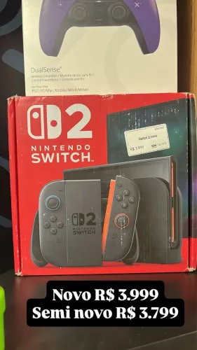 Nintendo switch 2 novo