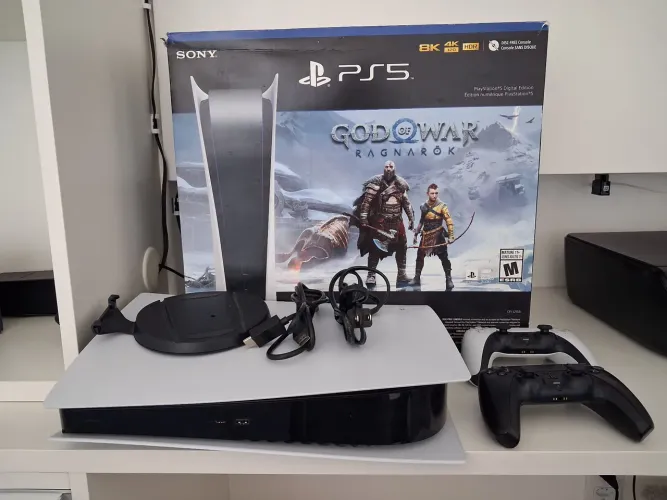 Playstation 5 Digital Edition + Dualsense Midnight Black