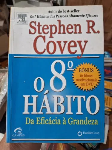 Livro O 8º Hábito: da Eficácia à Grandeza + Cd - Stephen Covey