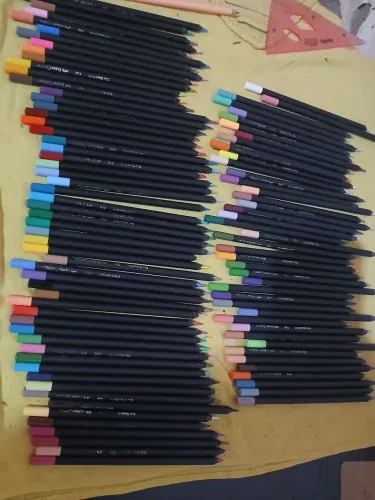 Lápis de cor faber castell super soft 100 cores 