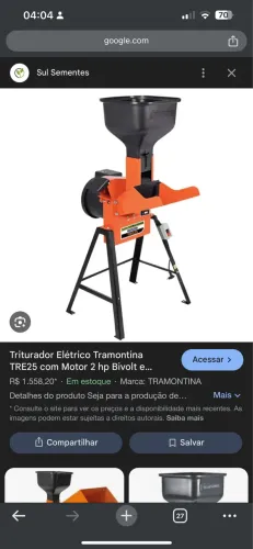 Forrageira / Picadeira / Triturador