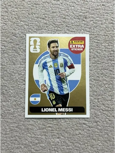 Figurinha do messi legend dourada!!!
