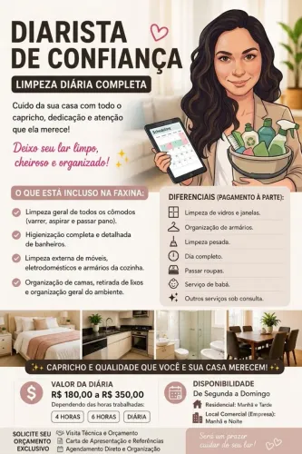 Babá Faxina e Diarista