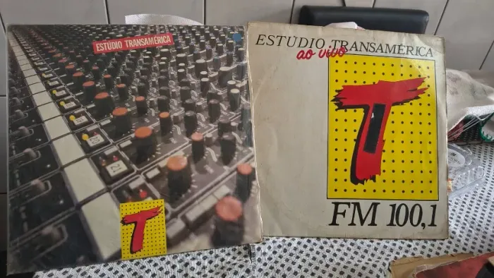Coleção Rara de 2 Discos de Vinil LPs Transamerica