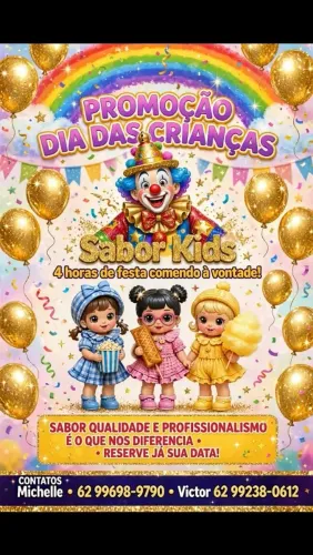 Promoção Pipoca,algodão-doce e crepe ....