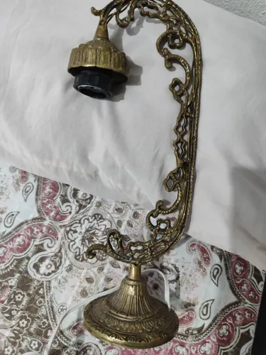 Abajur em bronze antiguidades 