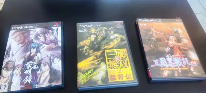 Lote de jogos Playstation 2 JP - Pack Samurai