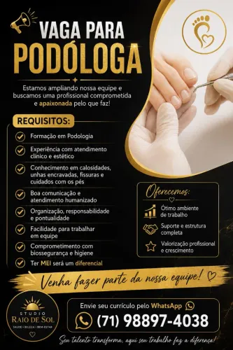 VAGA PARA PODÓLOGO