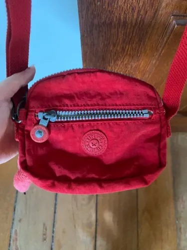 Bolsa kipling vermelha original