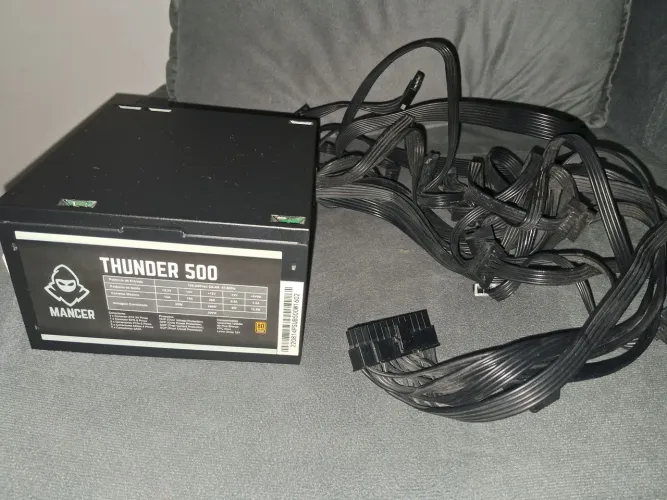 Fonte Mancer Thunder 500W, 80 Plus Bronze