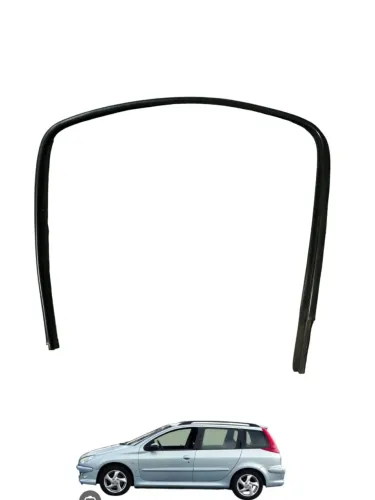 Borracha canaleta porta traseira Peugeot 206 SW
