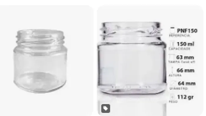 POTES PARA CONSERVA MINI BELÉM 150ML-1 UNIDADE