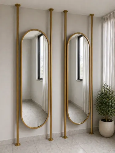 Espelhos decorativos estilo piso-teto