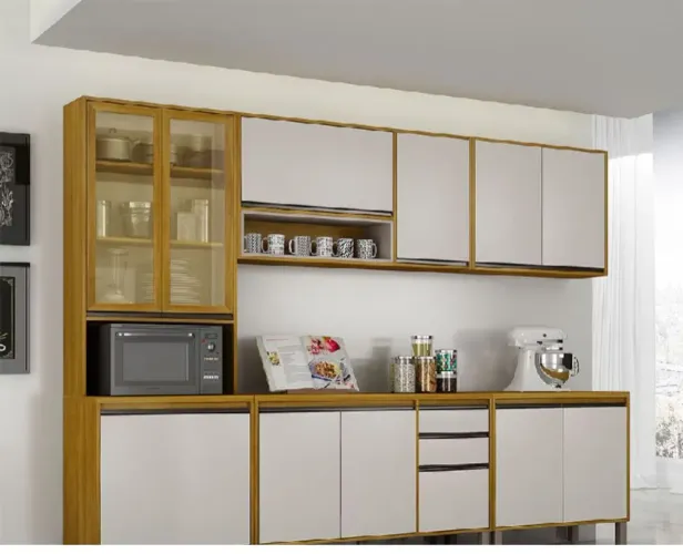 Cozinha Completa Nala Com Cristaleira 5 Peças 12 Portas Mobilihouse