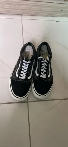 Tenis Unissex Casual Old Skool Sk8 Black White Classic