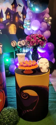 Decoração de festa tema halloween 