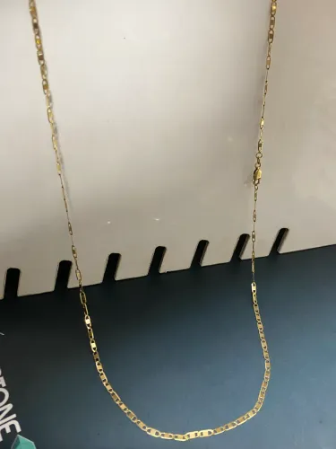 Pulseira Piastrine Italiana 750k maciça 20cm