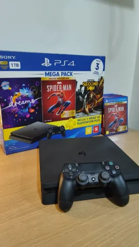 PS4 Slim 1TB - Semi Novo