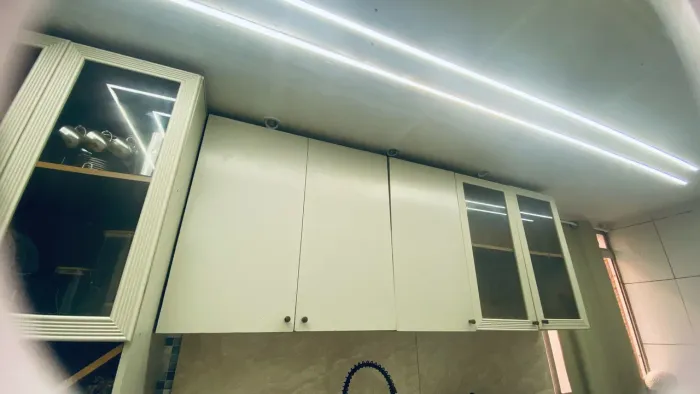 armário de cozinha com cristaleira 