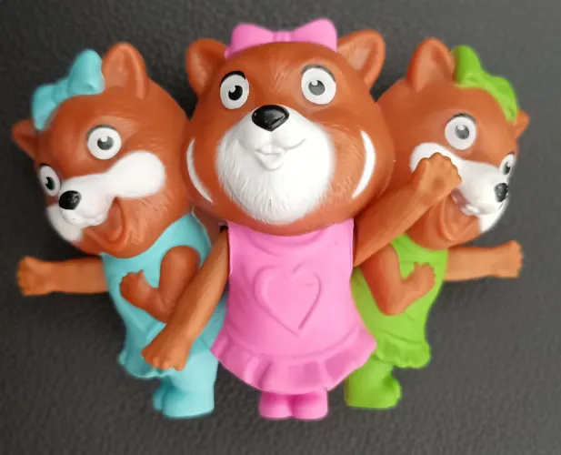 Boneco Raposas - Filme Sing ( Coleção MC Donalds )